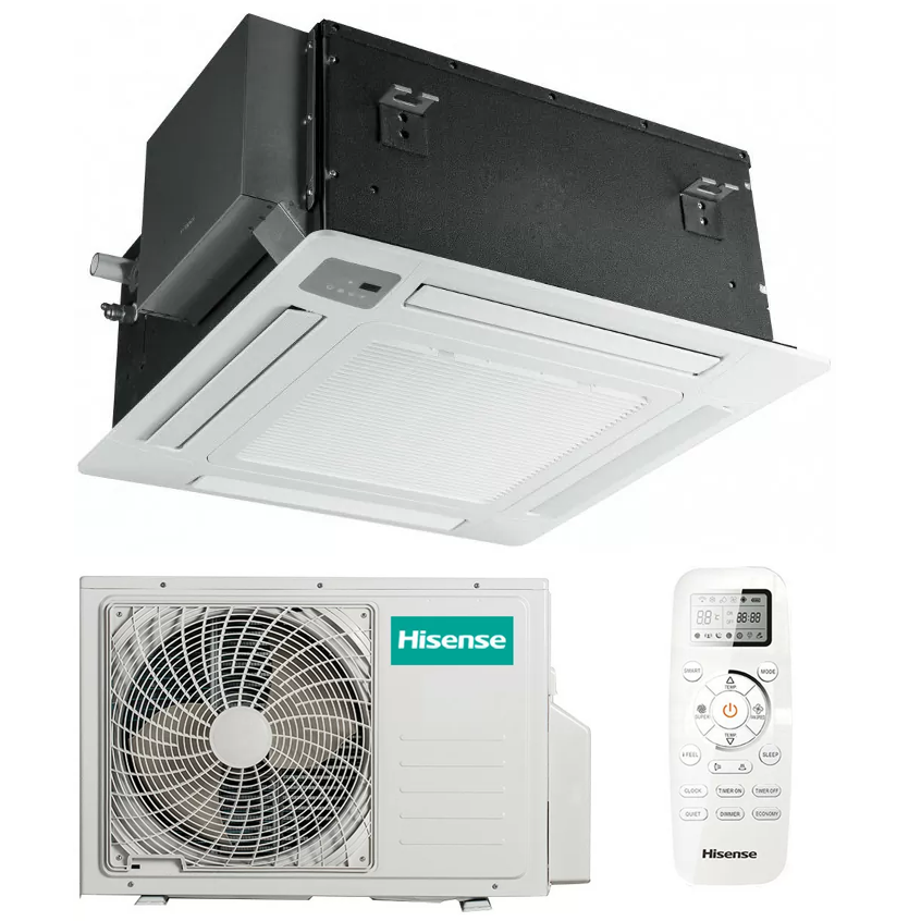 Кассетный кондиционер Hisense AMC-12UR4RCC8/AUW-12U4RS8